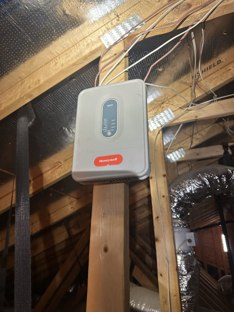 Honeywell HZ322 zoning panel install