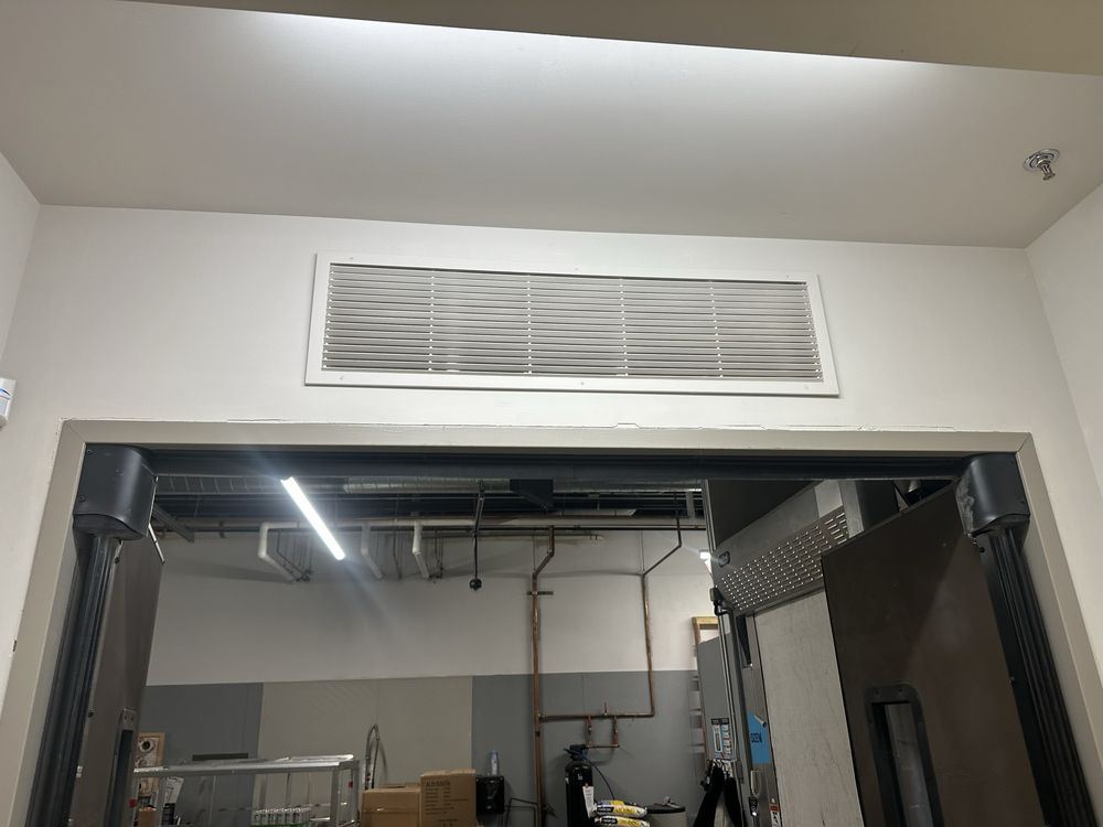 Commercial return air grille